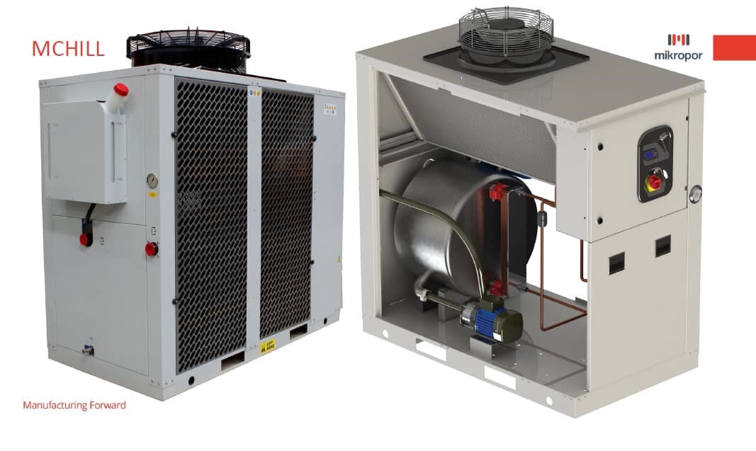 Máy làm lạnh nước - Chiller được thiết kế nhằm đáp ứng nhu cầu của nhiều ứng dụng đòi hỏi điều kiện làm việc ổn định